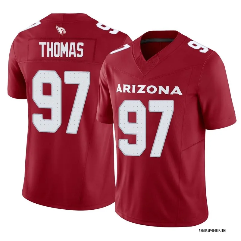 Cameron Thomas Men's Nike Cardinal Arizona Cardinals Custom Game Jersey Size: Extra Large