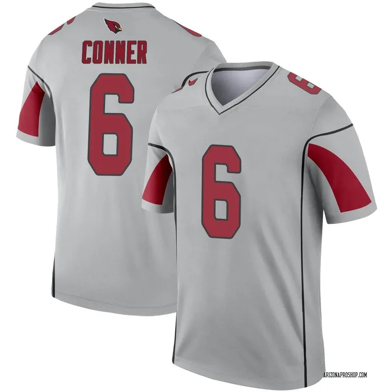 Men's James Conner Arizona Cardinals Legend Inverted Silver Jersey